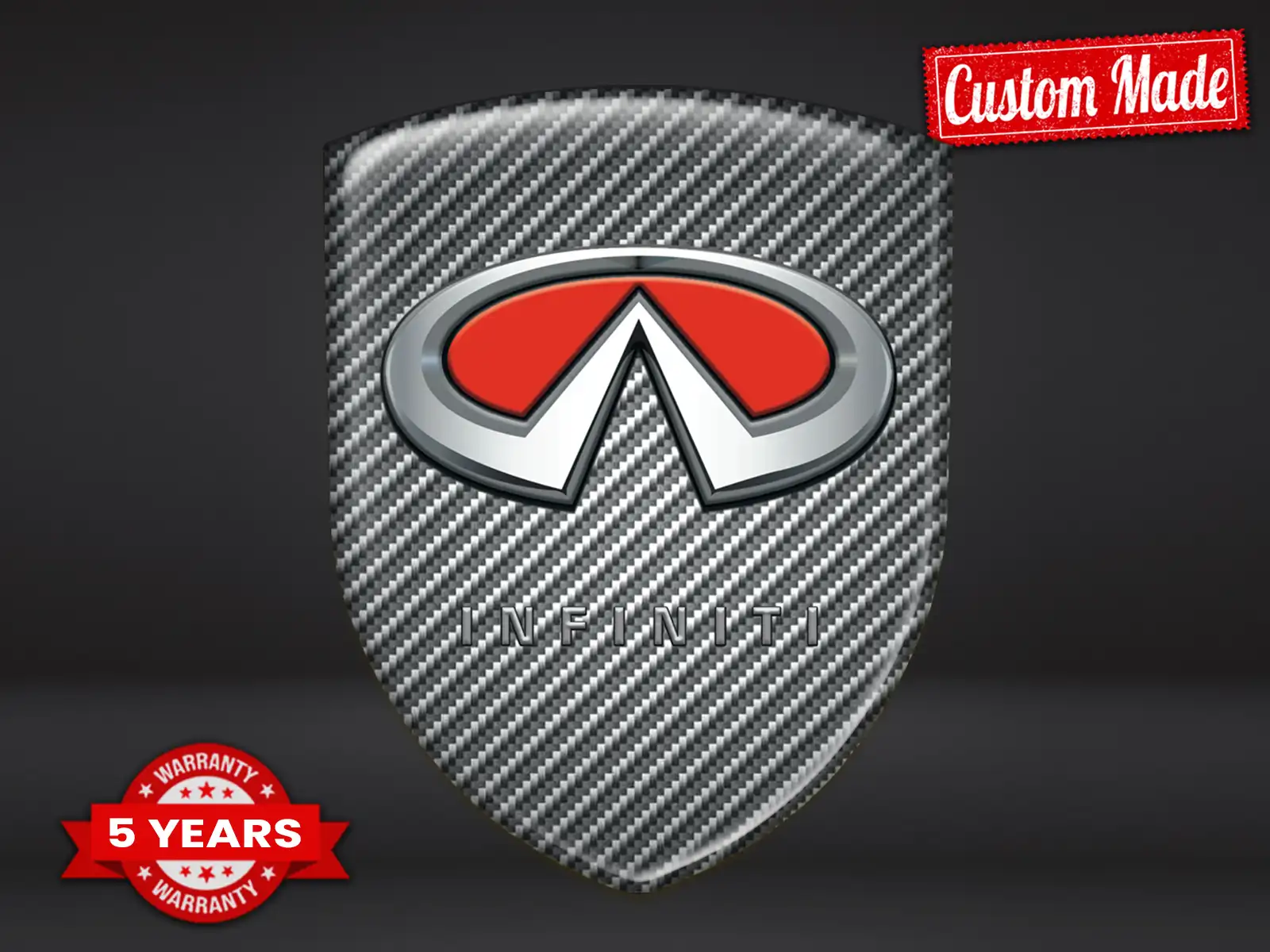 Infiniti Pegatinas Parachoques Alta Calidad Profesional Personalizable